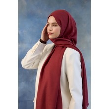 Kırmızı Ipekhan Pamuk Jakar Şal 8008