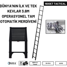 Telescopics 3.8m Taktik Amaçlı Tam Otomatik Teleskopik Merdiven - 1600ET