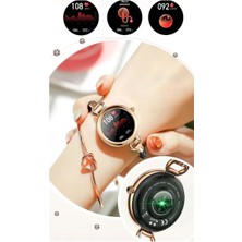 GT4PRO S Mart Watch Kadın Akıllı Saat Elmas Kordon Çelik Kasa Su Geçirmez