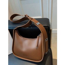 Elfco Soft Bag Model Taba Yumuşak Deri El Kol ve Omuz Çantası