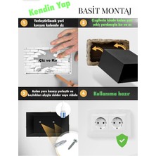 Holatec Priz Görünümlü Çekmeceli Kilitli Gizli Kasa Para Saklama Kasası Duvar Gömmeli Gizli Kasa