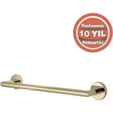 Çelik Banyo Paslanmaz Pirinç Flora Küvet Kolu 30CM Altın Sarı Gold