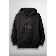 Merch&ice Merry Christmas Baston Şekerleri Yılbaşı Baskılı Unisex Hoodie