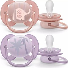 Nessiworld Philips Avent Ultra Yumuşak Emzik 0-6 Ay Kız