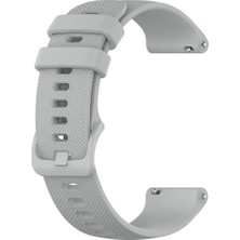 Dmay Huawei Watch Gt 7 / Gt 6 / Gt 5 / Gt 4 (41mm) Kadın Saati Uyumlu Damalı Silikon Kordon Kayış (18MM)