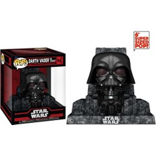 Funko Pop Deluxe Disney Star Wars Dark Side - Darth Vader On Throne NO:745 Bobble-Head