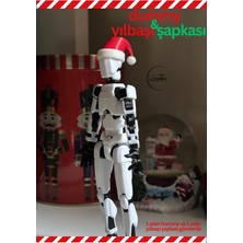 Lucky 13 Oynar Eklemli Robot Figür Oyuncak 14 cm  Dummy Yılbaşı Seti-3