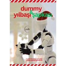 Lucky 13 Oynar Eklemli Robot Figür Oyuncak 14 cm  Dummy Yılbaşı Seti-3