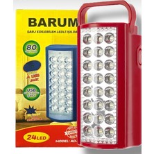 Barum Şarj Edilebilen Ledli Işıldak AD-2024