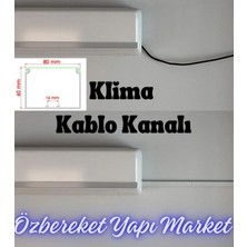 mm Klima Kanalı Kablo Kanalı 2 Metre Klima Hortum Kanalı Klima Hortum Gizleme Kanalı