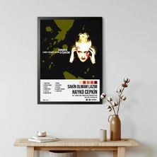 Orenda Art Hayko Cepkin - Sakin Olmam Lazım Albüm Spotify Çerçeveli Poster Tablo
