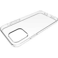 Noktaks Apple iPhone 14 Pro - Kılıf Şeffaf Soft Slim Fitt Süper Silikon Kapak - Şeffaf