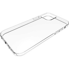 Noktaks Apple iPhone 14 Pro - Kılıf Şeffaf Soft Slim Fitt Süper Silikon Kapak - Şeffaf