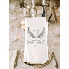 Lion Baskı ve Organizasyon Sade,söz Nişan Düğün Temalı Baskılı Peçete 20 Adet 1035