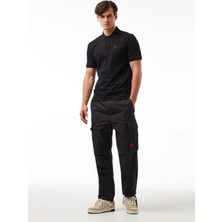 Siyah Erkek Regular Fit Kargo Pantolon 50493865_GARLO233