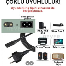 Güç Kablosu Ps2/ps3/ps4/xbox One S/radyo/tv Uyumlu Power Elektrik Kablosu