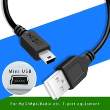 USB To USB Data Şarj Kablosu Kamera Mp3 Mp4 Ps3 Radyo Navigasyon Şarj Kablosu Piramit Uç 1.5 mt