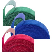 Bant Kablo Düzenleyici Cırt Bağı Karışık Renk 1 Metre