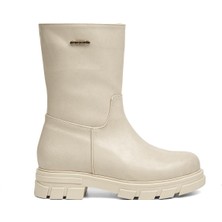 Pierre Cardin® Krem Kadın Bot PC-52063-3076 Trend Moda ve Günlük Kullanım İçin İdeal