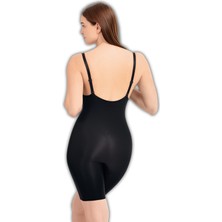 Gerçek Lazer Askılı Paçalı Iz Yapmayan Göğüs Altı Toparlayıcı Kaymaz Katlanmaz Body Korse