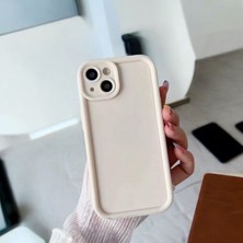 Epa Center Mat Silikon Kenarları Kabartmalı iPhone 13 Kılıf