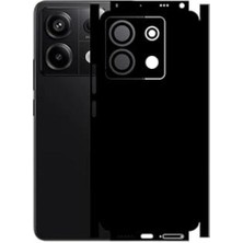 ECR MOBILE Redmi Note 13 Pro 5g ile Uyumlu Mat Siyah Arka Kaplama