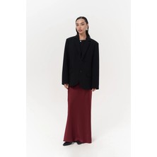 Butik Allbucks Mai, Emma Dikiş Detay Siyah Blazer ABMAI0012