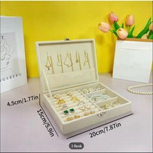 Şık Kadife Astarlı Takı Organizatör Kutusu