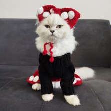 Lady Fify Kedi Köpek için Minnie Mouse Kostümü