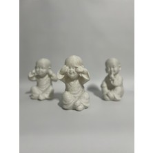 Mermer Desenli 3 Bebek Biblo