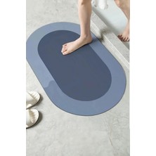 After Times 3,5mm Kaymaz Tabanlı Su Emici Özellikli Banyo Için Paspas