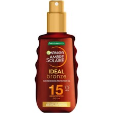 Garnier Ambre Solaire Idael Bronzluk Koruyucu 150 ml SPF15 Yağ