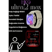 Wearfit Pro Hk9 Ultra 2 Max Amoled Ekran 49MM Chatgpt Bildirim Okuma Telefon Görüşmesi Ses Kayıt Galeri