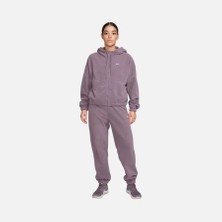 Nike Therma-Fit One-Loose Fleece Training Kadın Yüksek Belli  Polarlı Mor  Eşofman Altı FB5578-536