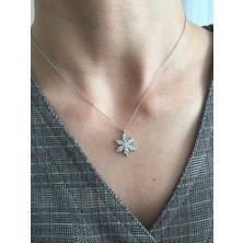 Zeta Jewel Gümüş Kolye ve Bileklik Set