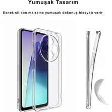 CepStok Xiaomi Redmi 14C Kılıf Şeffaf Kamera Korumalı Esnek Yumuşak Silikon