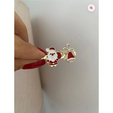 Noel Baba Temalı Çelik Broş