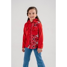 Kız Çocuk Etnik Detaylı Gömlek 3060