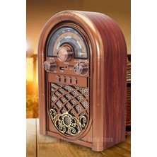 Retro Görünümlü Radyo Bluetooh Nostaljik Retro Hoparlör