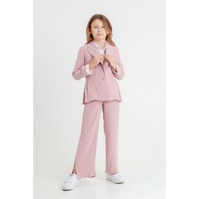 Giyicem Kız Çocuk Piliseli Üçlü Kız Takım 4409