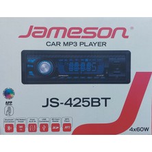 Jameson JS-425BT LCD Ekran Oto Teyp Mp3 Çalar Aux ve USB Girişli