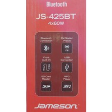 Jameson JS-425BT LCD Ekran Oto Teyp Mp3 Çalar Aux ve USB Girişli
