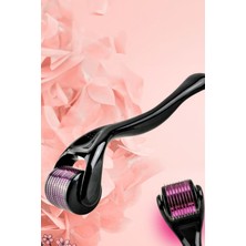 0.5 mm Dermaroller Masaj Aracı: 540 Titanyum Iğne, Saç, Yüz ve Vücut Için Mavi Serum Tarayıcı