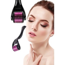 0.5 mm Dermaroller Masaj Aracı: 540 Titanyum Iğne, Saç, Yüz ve Vücut Için Mavi Serum Tarayıcı