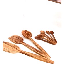 4lü Mutfak Seti- Kaşık & Spatula Seti- Kaşık Seti- Ahşap Kaşık Seti- Ahşap Kaşık