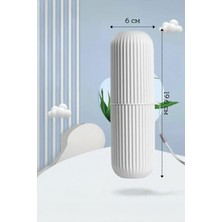 After Times Diş Fırçası Seyehat Çantası Özel Koruma Alanlı Kapaklı Diş Fırçası Çantası 1 Adet