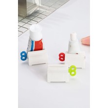 After Times Diş Macunu Sıkma Aparatı, Çevirmeli Diş Kremi, Boya ve Tüp Sıkma Aleti, 2 Adet Pratik Set