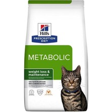 Hills Prescription Diet Metabolic Weight Loss & Maintenance Tavuklu Kedi Kuru Maması 1,5 kg (STT:09/2025)