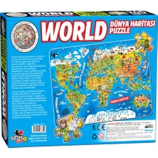 TotteriQ Dünya Haritası Puzzle 260 Parça