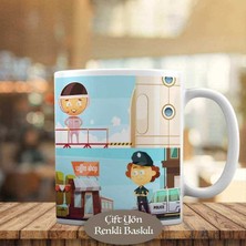 Asilmeydan Astronot ve Polis Meslekler Kupa Bardak HEDIYELIK-1284-15250